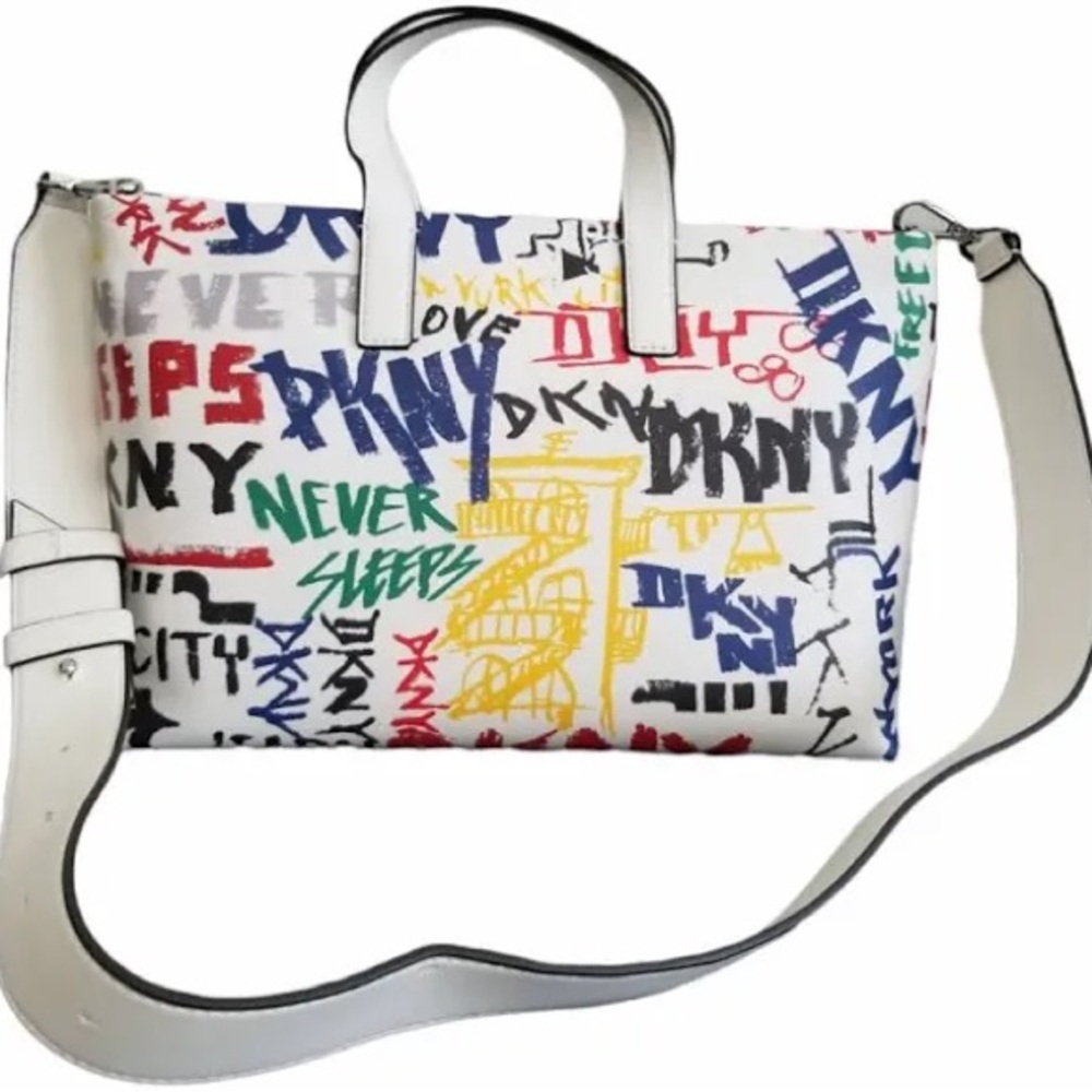 DKNY Graffiti Tilly Small Tote Bag